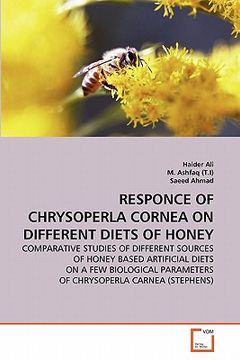 portada responce of chrysoperla cornea on different diets of honey (en Inglés)