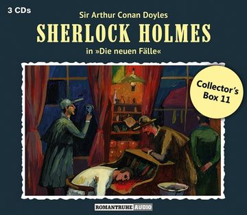 portada Sherlock Holmes, die Neuen Faelle: Collector\ s Box. Box. 11, 3 Audio-Cd (en Alemán)
