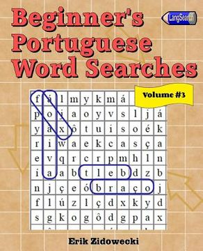 portada Beginner's Portuguese Word Searches - Volume 3 (in Portuguese)