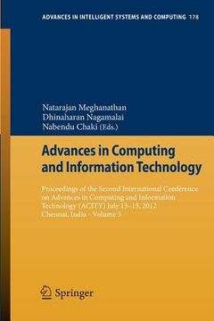 portada advances in computing and information technology: proceedings of the second international conference on advances in computing and information technolo (en Inglés)