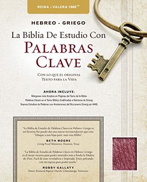 portada The Hebrew-Greek key Word Study Bible Spanish Edition: Reina-Valera 1960 Edition Bonded Black (en Inglés)