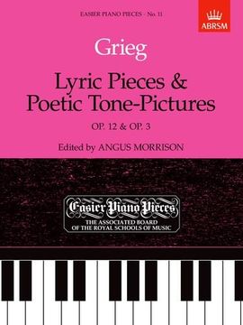 portada Lyric Pieces, op. 12 and Poetic Tone-Pictures, op. 3 (Easier Piano Pieces) (en Inglés)