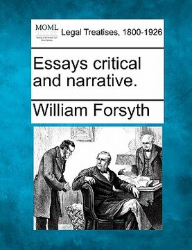 portada essays critical and narrative. (in English)