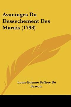portada avantages du dessechement des marais (1793) (en Inglés)