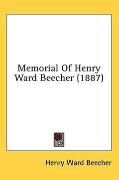 portada memorial of henry ward beecher (1887) (in English)