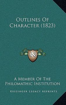 portada outlines of character (1823) (in English)