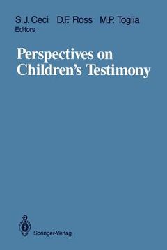 portada perspectives on children s testimony (en Inglés)