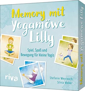 portada Memory mit Yogamöwe Lilly: Spiel, Spaß und Bewegung für Kleine Yogis ab 3 Jahren. 60 Karten und ein Begleitbuch mit Spielvarianten (en Alemán)