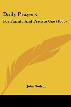 portada daily prayers: for family and private use (1866) (en Inglés)