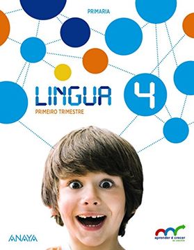 portada Aprender é Crecer en Conexión, lingua, 4 Educación Primaria (Galicia) (Paperback) 