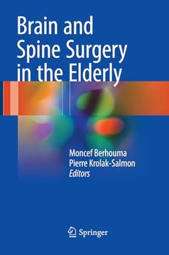 portada Brain and Spine Surgery in the Elderly (en Inglés)