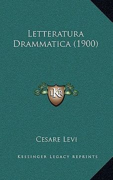 portada letteratura drammatica (1900) (in English)