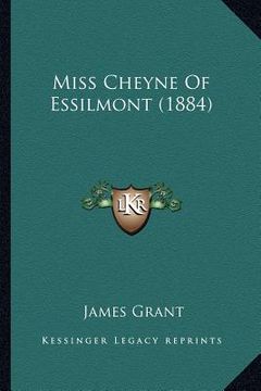 portada miss cheyne of essilmont (1884) (en Inglés)