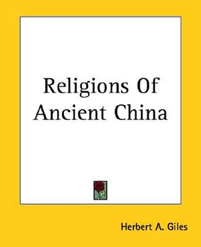 portada religions of ancient china (en Inglés)