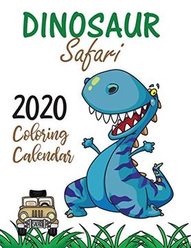 portada Dinosaur Safari 2020 Coloring Calendar 