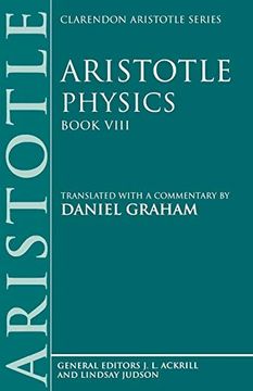 portada Physics: Book Viii (Clarendon Aristotle Series) (en Inglés)