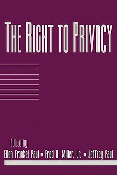 portada The Right to Privacy (Social Philosophy and Policy) (en Inglés)
