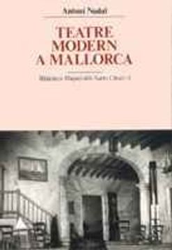 portada Teatre modern a Mallorca (Biblioteca Miquel dels Sants Oliver)