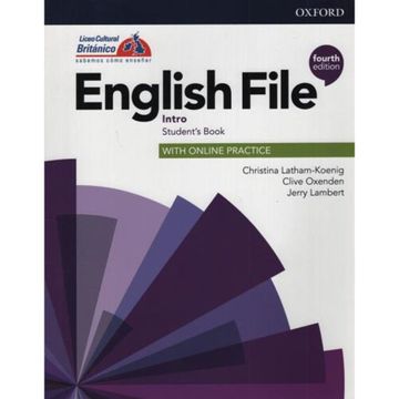 portada English File Intro - Student`S & Workbook *New 4th ed*