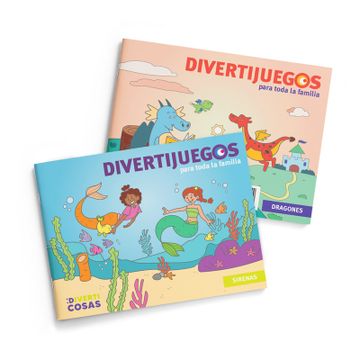 portada Cuaderno de Actividades Divertijuegos 6 Sirenas Dragones