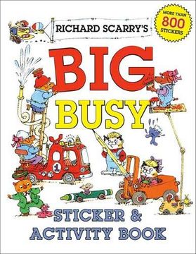 portada Richard Scarry'S big Busy Sticker and Activity Book (en Inglés)