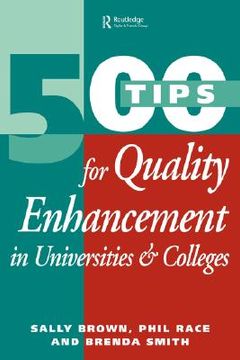 portada 500 tips for quality enhancement in universities and colleges (in English)