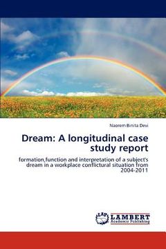 portada dream: a longitudinal case study report (en Inglés)