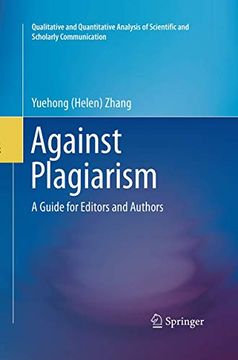 portada Against Plagiarism: A Guide for Editors and Authors (en Inglés)