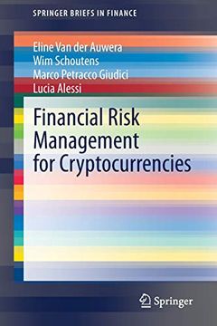 portada Financial Risk Management for Cryptocurrencies (Springerbriefs in Finance) (en Inglés)