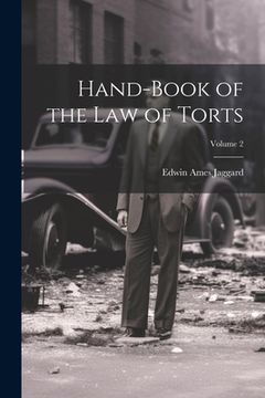 portada Hand-Book of the Law of Torts; Volume 2 (en Inglés)
