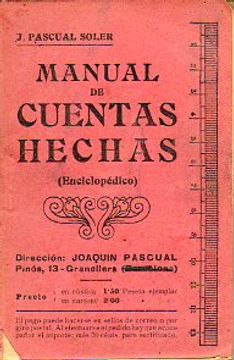 manual de cuentas hechas. 1930.libro de cuentas - Compra venta en