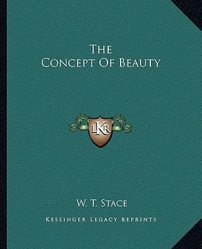 portada the concept of beauty (en Inglés)