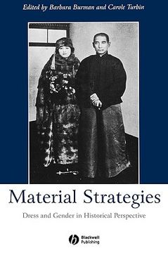 portada material strategies: dress and gender in historial perspective (in English)