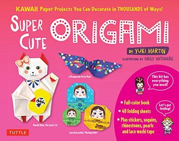 portada Super Cute Origami kit (en Inglés)