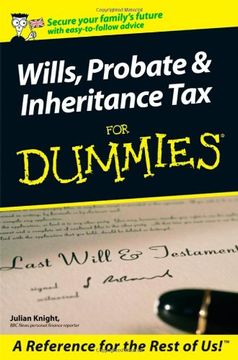 portada Wills, Probate and Inheritance Tax for Dummies