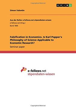 portada Falsification in Economics. Is Karl Popper's Philosophy of Science Applicable to Economic Research?