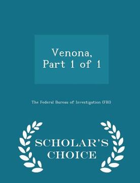 portada Venona, Part 1 of 1 - Scholar's Choice Edition (en Inglés)