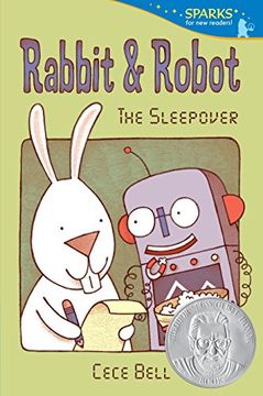 portada Rabbit and Robot: The Sleepover (Candlewick Sparks) (en Inglés)