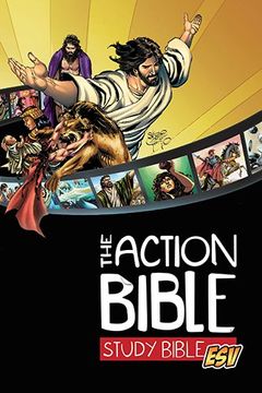 portada The Action Bible Study Bible esv (Hardcover) (en Inglés)