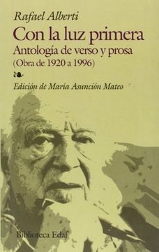 portada Con la luz Primera-Antologia de Verso p. (Biblioteca Edaf) (in Spanish)