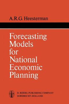 portada Forecasting Models for National Economic Planning (in English)