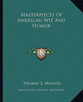 portada masterpieces of american wit and humor (en Inglés)