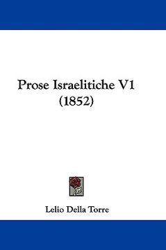 portada prose israelitiche v1 (1852) (in English)