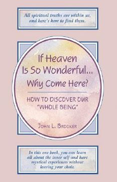 portada if heaven is so wonderful ... why come here? (in English)