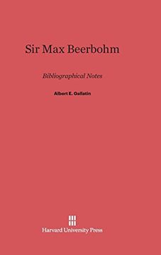 portada Sir max Beerbohm (in English)