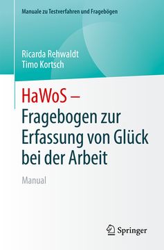 portada Hawos - Fragebogen Zur Erfassung Von Glück Bei Der Arbeit: Manual (en Alemán)