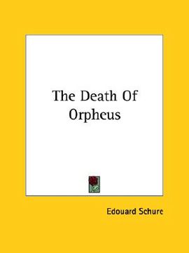 portada the death of orpheus (en Inglés)