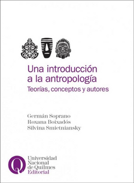 portada Una Introduccion a la Antropologia Teorias Conceptos y Autores (in Spanish)