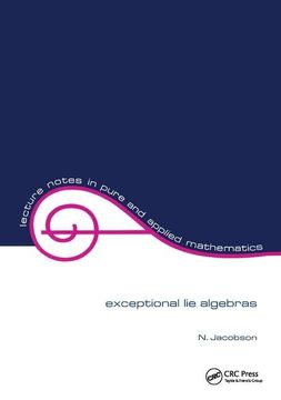 portada Exceptional Lie Algebras (en Inglés)