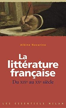 portada La Littérature Française du Xixe au xxe Siècle